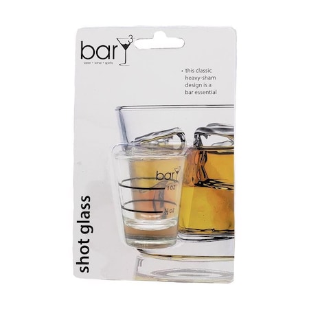 Bary3 BarY3 1.5 oz Clear Glass Shot Glass BAR-0140